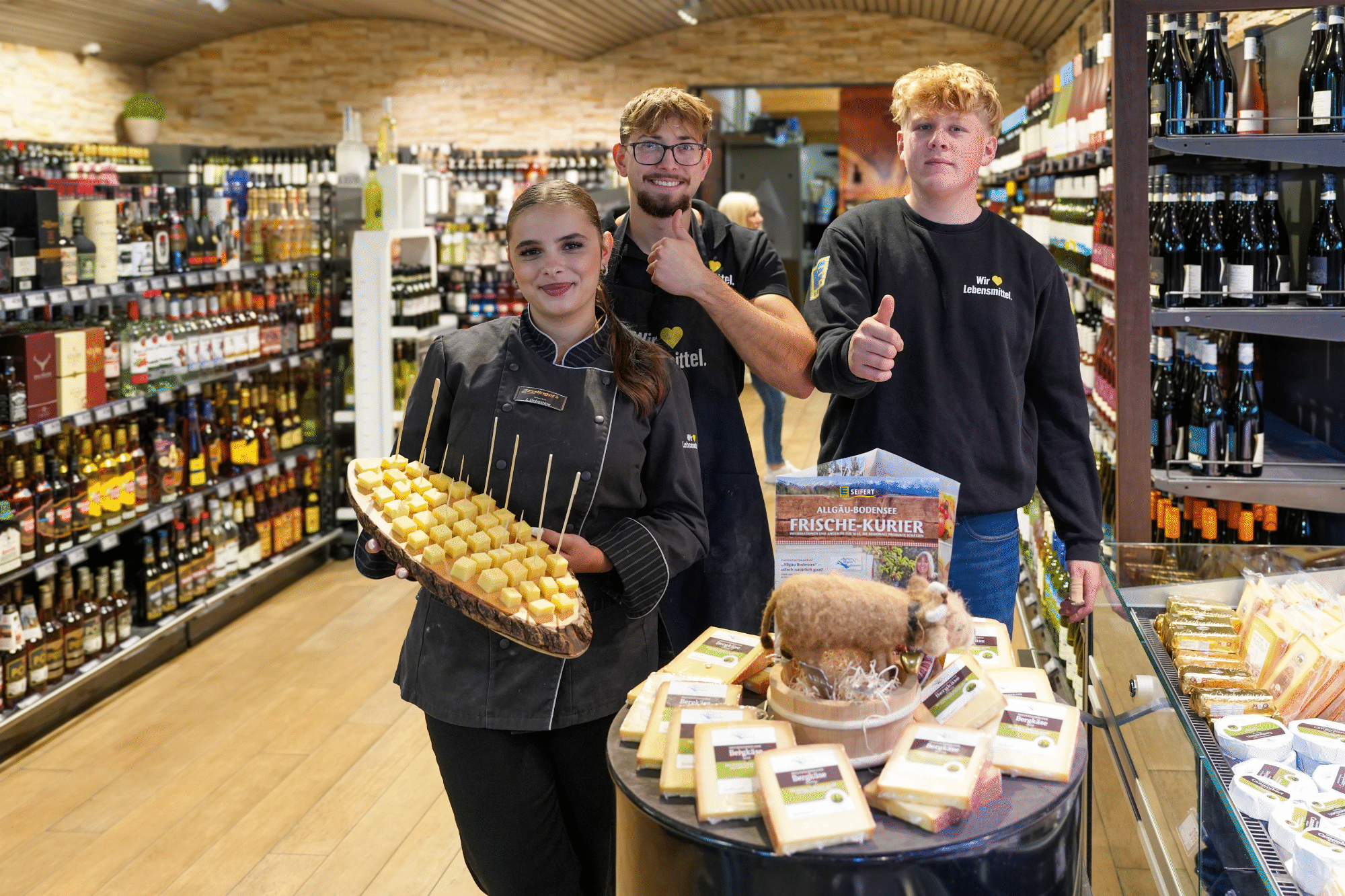 Eigenmarken Verkostung mit Azubis in Kressbronn Foto Pascal Seifert