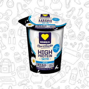 EDEKA Herzstücke High Protein Joghurt mit Skyr, 350g, proteinreich, natur.