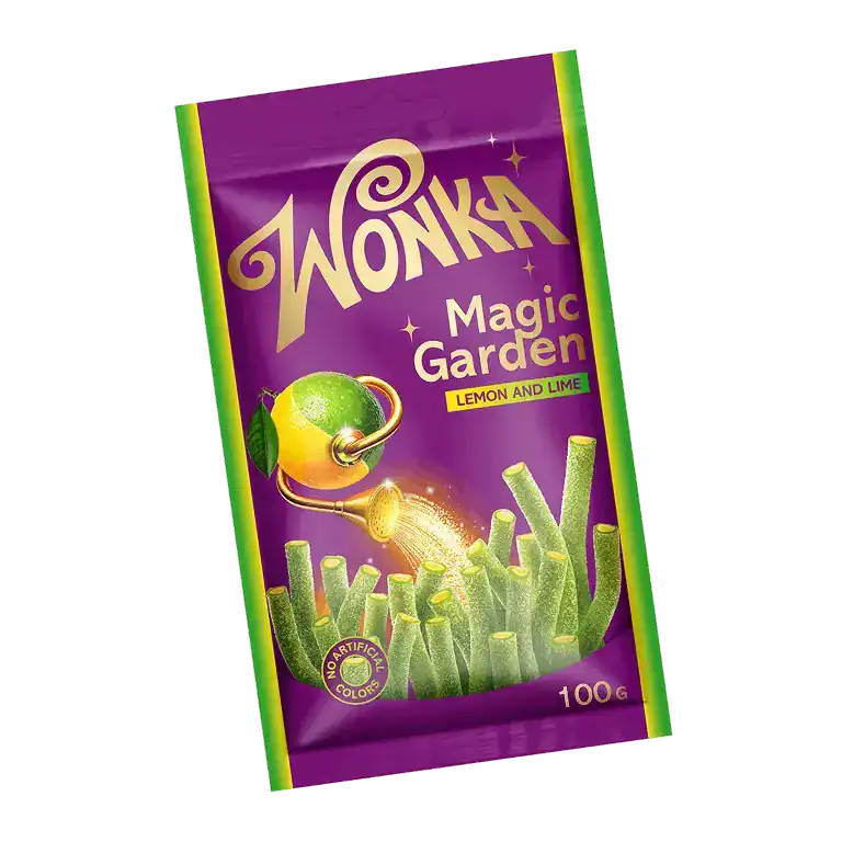 Wonka Magic Garden – Fruchtgummi-Sticks mit Zitrone und Limette